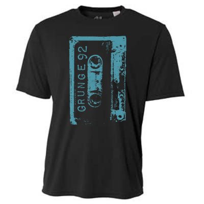 Grunge 90S Vintage Concert Mixtape Retro Cooling Performance Crew T-Shirt