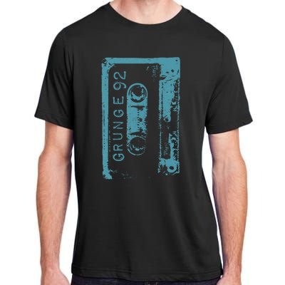 Grunge 90S Vintage Concert Mixtape Retro Adult ChromaSoft Performance T-Shirt