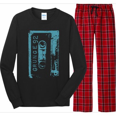 Grunge 90S Vintage Concert Mixtape Retro Long Sleeve Pajama Set