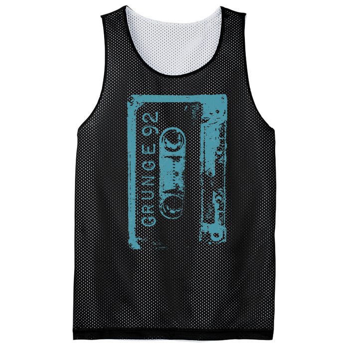 Grunge 90S Vintage Concert Mixtape Retro Mesh Reversible Basketball Jersey Tank