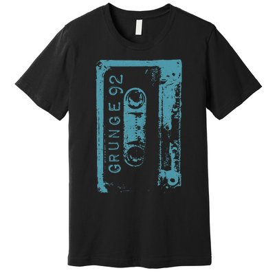 Grunge 90S Vintage Concert Mixtape Retro Premium T-Shirt