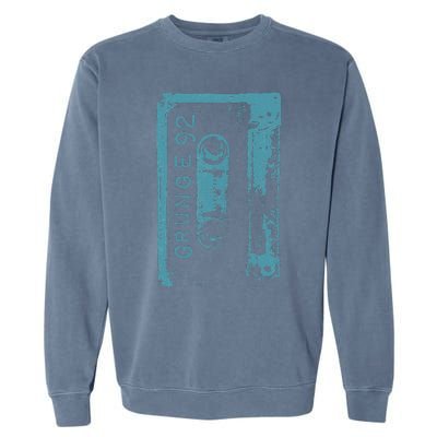 Grunge 90S Vintage Concert Mixtape Retro Garment-Dyed Sweatshirt