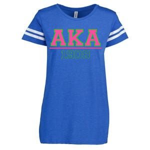 Green Aka 1908 Enza Ladies Jersey Football T-Shirt