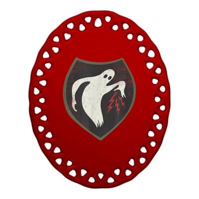 Ghost Army 23Rd Ceramic Oval Ornament