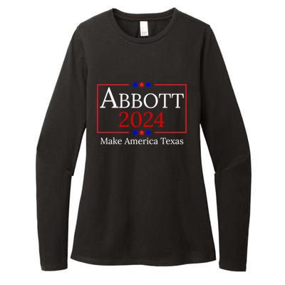 Greg Abbott 2024 Make America Texas Republican President Womens CVC Long Sleeve Shirt