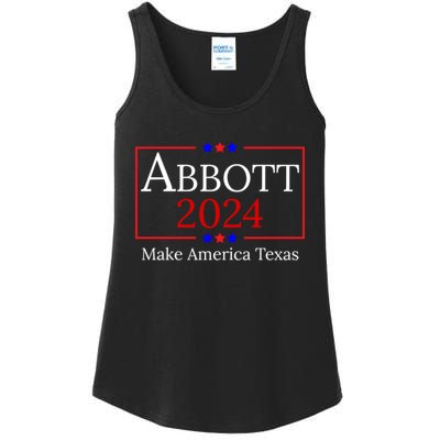 Greg Abbott 2024 Make America Texas Republican President Ladies Essential Tank