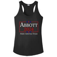 Greg Abbott 2024 Make America Texas Republican President Ladies PosiCharge Competitor Racerback Tank