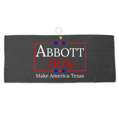 Greg Abbott 2024 Make America Texas Republican President Large Microfiber Waffle Golf Towel