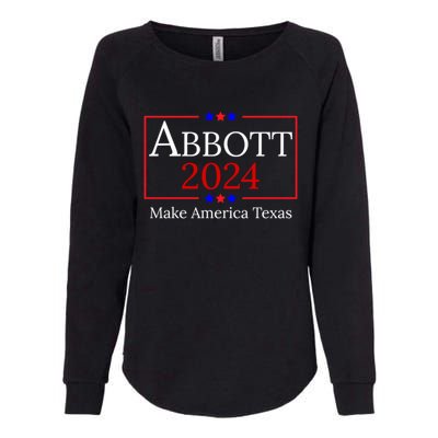 Greg Abbott 2024 Make America Texas Republican President Womens California Wash Sweatshirt