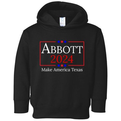 Greg Abbott 2024 Make America Texas Republican President Toddler Hoodie