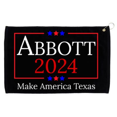 Greg Abbott 2024 Make America Texas Republican President Grommeted Golf Towel