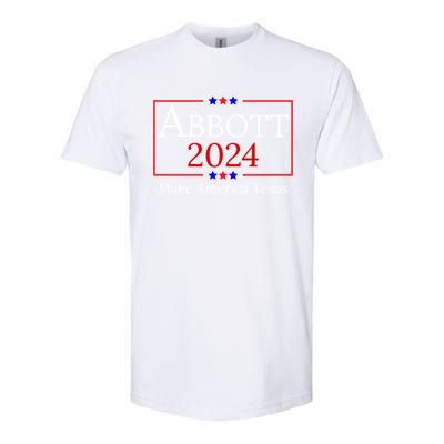 Greg Abbott 2024 Make America Texas Republican President Softstyle CVC T-Shirt