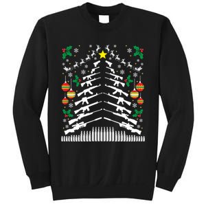 Guns Ar15 2nd Amendment Xmas Christmas Funny Sweatshirt Sweatshirt