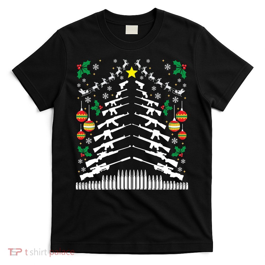 Guns Ar15 2nd Amendment Xmas Christmas Funny Sweatshirt T-Shirt