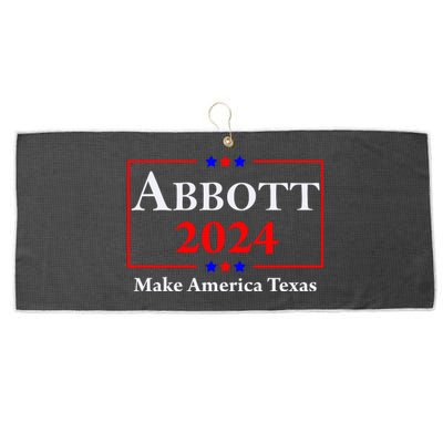 Greg Abbott 2024 Make America Texas Republican President Large Microfiber Waffle Golf Towel