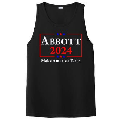 Greg Abbott 2024 Make America Texas Republican President PosiCharge Competitor Tank