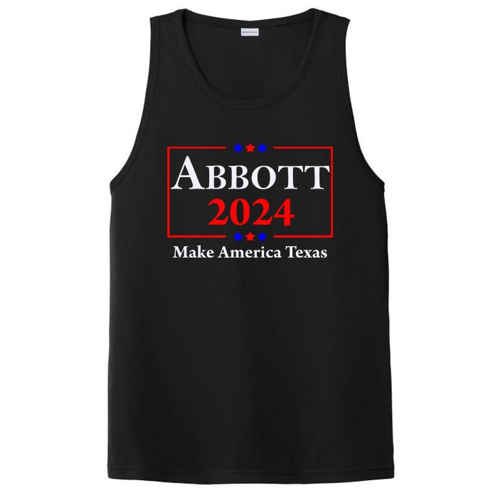 Greg Abbott 2024 Make America Texas Republican President PosiCharge Competitor Tank