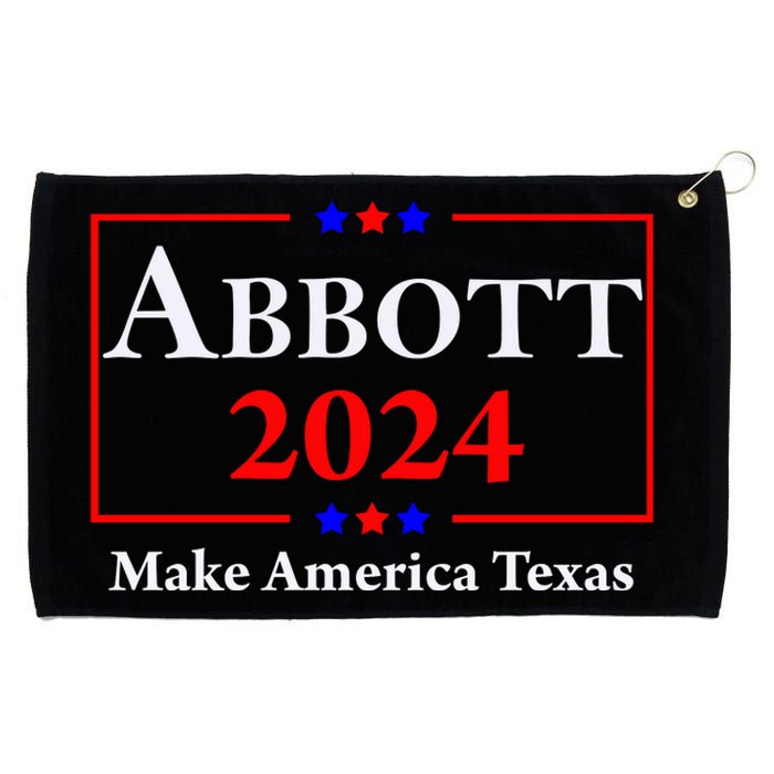 Greg Abbott 2024 Make America Texas Republican President Grommeted Golf Towel