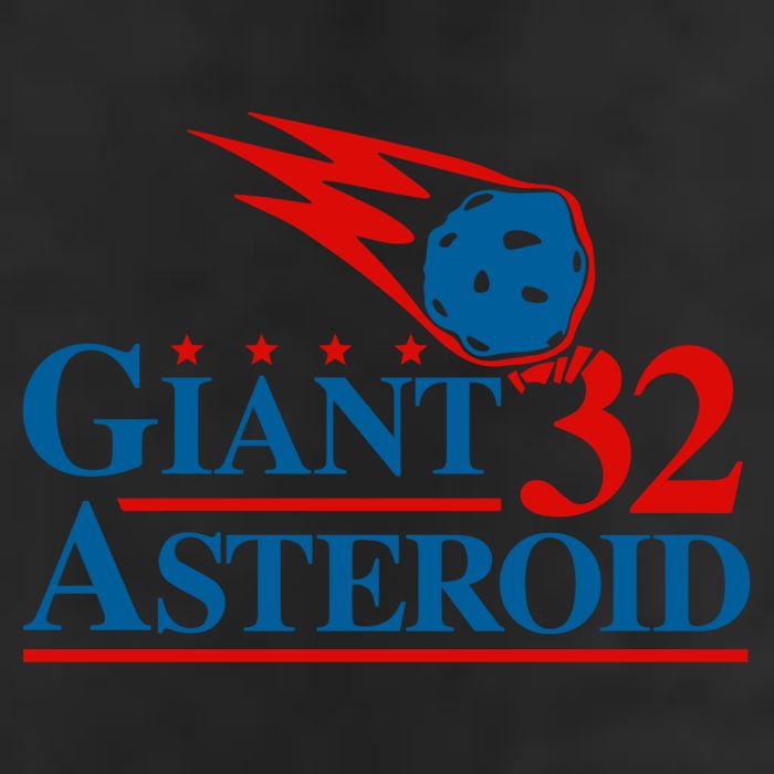 Giant Asteroid 32 7 Panel Mesh Trucker Snapback Hat