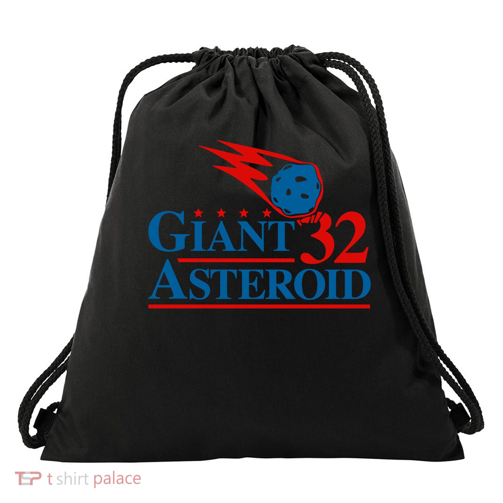 Giant Asteroid 32 Drawstring Bag