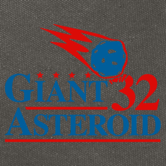 Giant Asteroid 32 Cotton Canvas Backpack