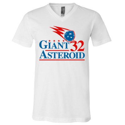 Giant Asteroid 32 V-Neck T-Shirt