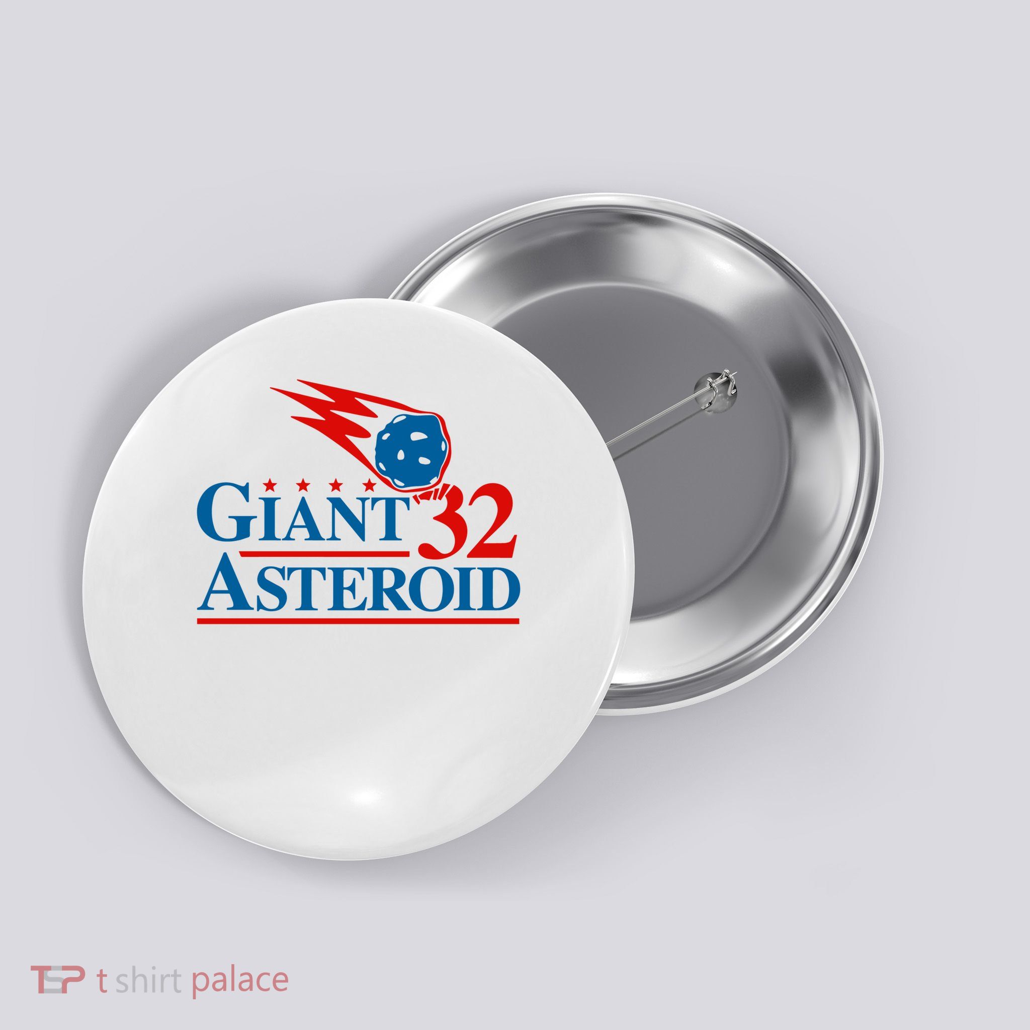 Giant Asteroid 32 Button
