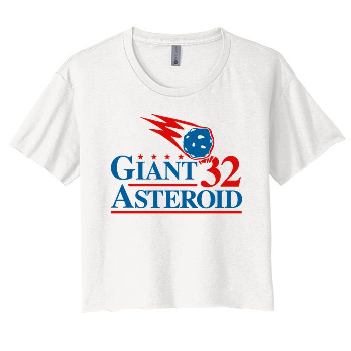 Giant Asteroid 32 Women's Crop Top Tee