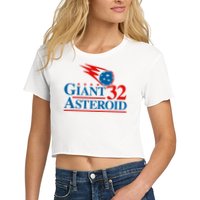 Giant Asteroid 32 Women's Crop Top Tee