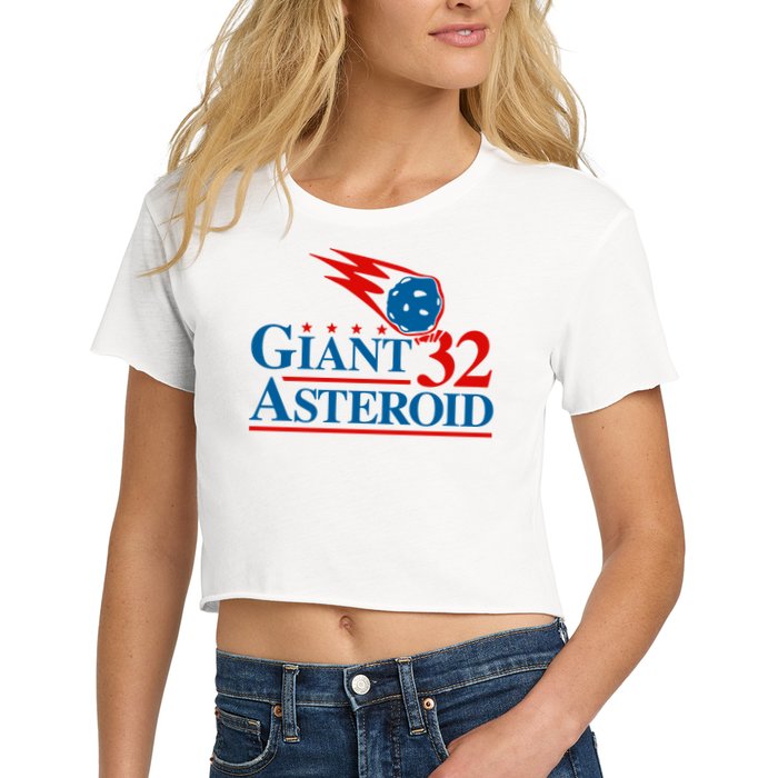 Giant Asteroid 32 Women's Crop Top Tee