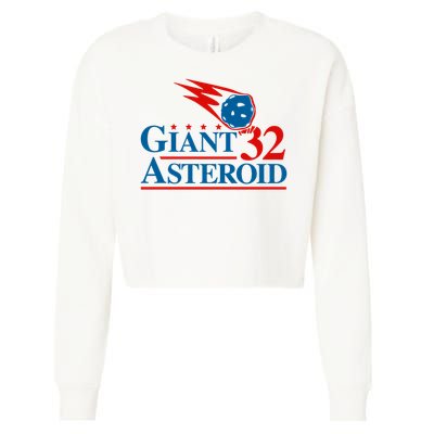 Giant Asteroid 32 Cropped Pullover Crew