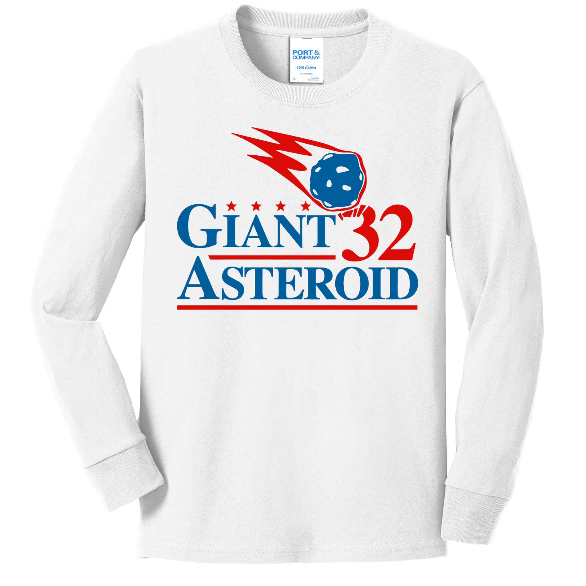 Giant Asteroid 32 Kids Long Sleeve Shirt