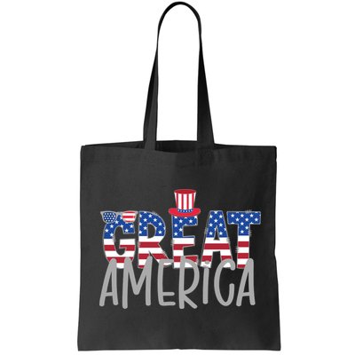 Great America 4th Of July Festive Usa Bag