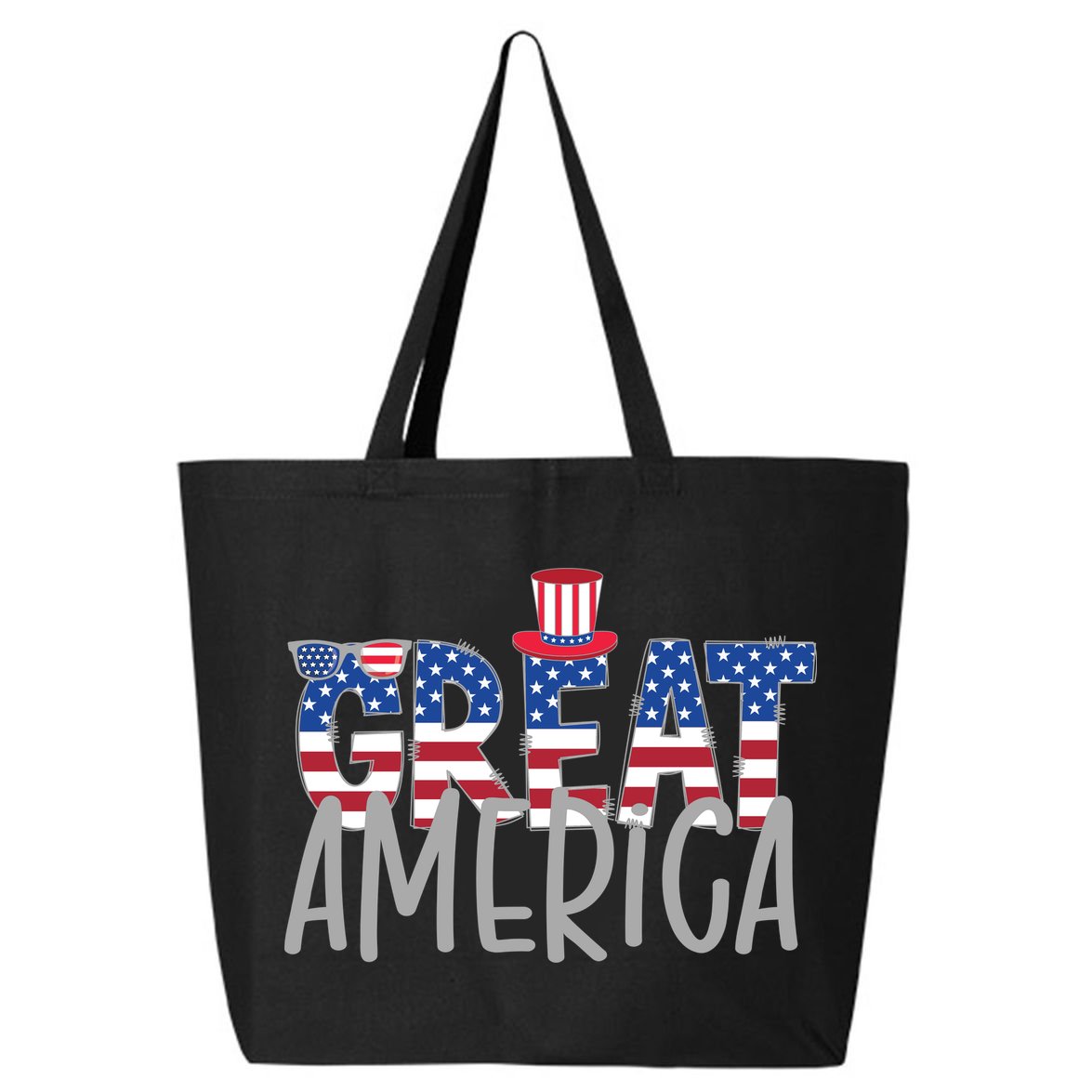 Great America 4th Of July Festive Usa 25L Jumbo Tote