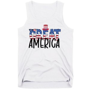 Great America 4th Of July Festive Usa Tank Top