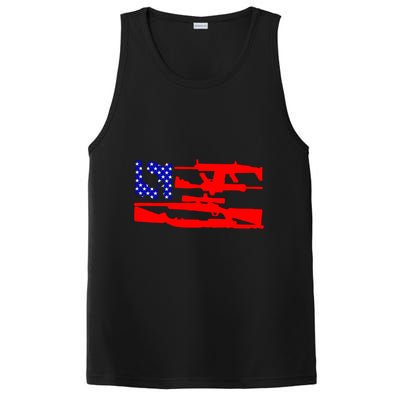 Guns And 69 USA Flag PosiCharge Competitor Tank