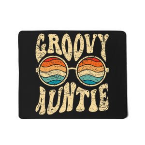 Groovy Auntie 70s Aesthetic Nostalgia 1970's Retro Aunt Mousepad