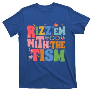 Groovy Autism Awareness Funny Rizz Em With The Tism Meaningful Gift T-Shirt