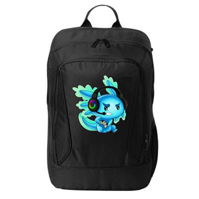 Gaming Axolotl Ambystoma Mexicanum Mexican Walking Fish City Backpack