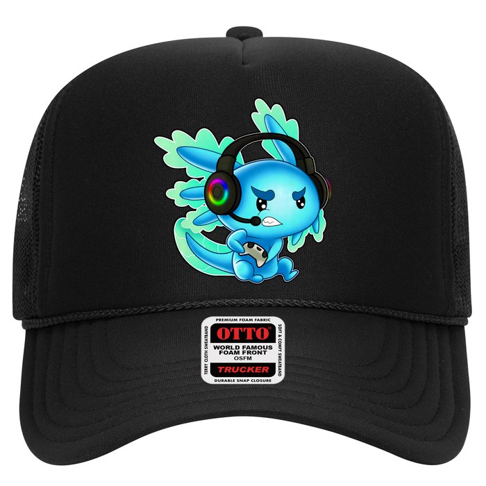 Gaming Axolotl Ambystoma Mexicanum Mexican Walking Fish Trucker Hat
