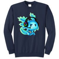 Gaming Axolotl Ambystoma Mexicanum Mexican Walking Fish Sweatshirt