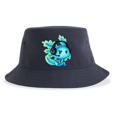 Gaming Axolotl Ambystoma Mexicanum Mexican Walking Fish Sustainable Bucket Hat