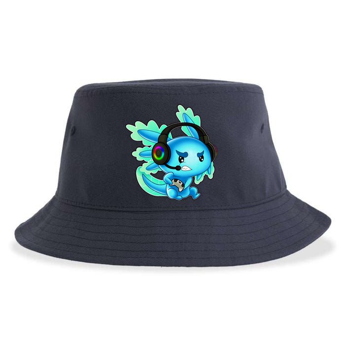 Gaming Axolotl Ambystoma Mexicanum Mexican Walking Fish Sustainable Bucket Hat