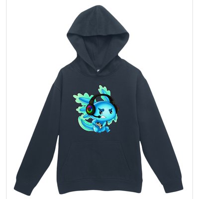 Gaming Axolotl Ambystoma Mexicanum Mexican Walking Fish Urban Pullover Hoodie