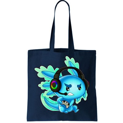 Gaming Axolotl Ambystoma Mexicanum Mexican Walking Fish Tote Bag