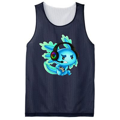 Gaming Axolotl Ambystoma Mexicanum Mexican Walking Fish Mesh Reversible Basketball Jersey Tank