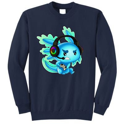 Gaming Axolotl Ambystoma Mexicanum Mexican Walking Fish Tall Sweatshirt