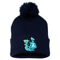 Gaming Axolotl Ambystoma Mexicanum Mexican Walking Fish Pom Pom 12in Knit Beanie