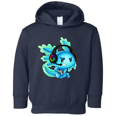 Gaming Axolotl Ambystoma Mexicanum Mexican Walking Fish Toddler Hoodie