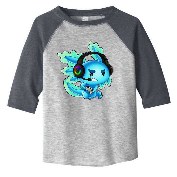 Gaming Axolotl Ambystoma Mexicanum Mexican Walking Fish Toddler Fine Jersey T-Shirt